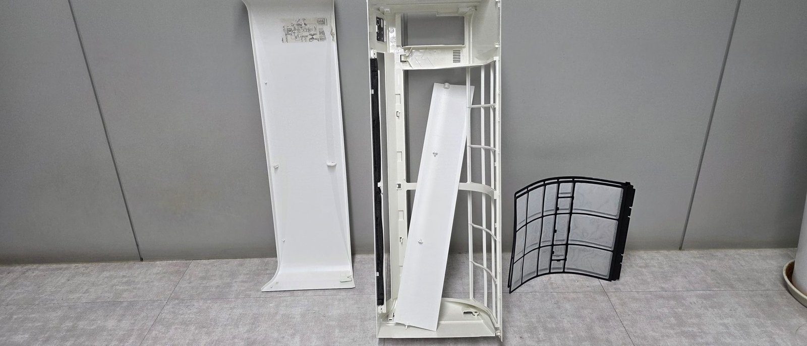 세척을 마친 분리 부품