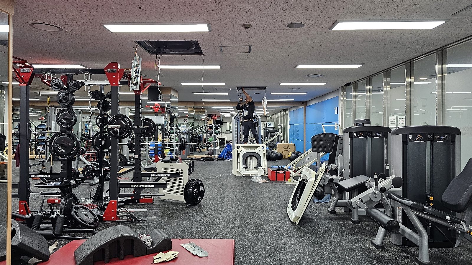 고척 스카이돔 냉난방기 분해세척